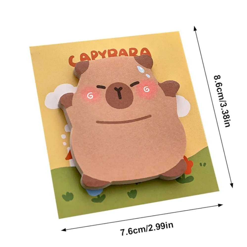 2/$10 Capybara Sticky Notes - Style 3 - Picture 2 of 5